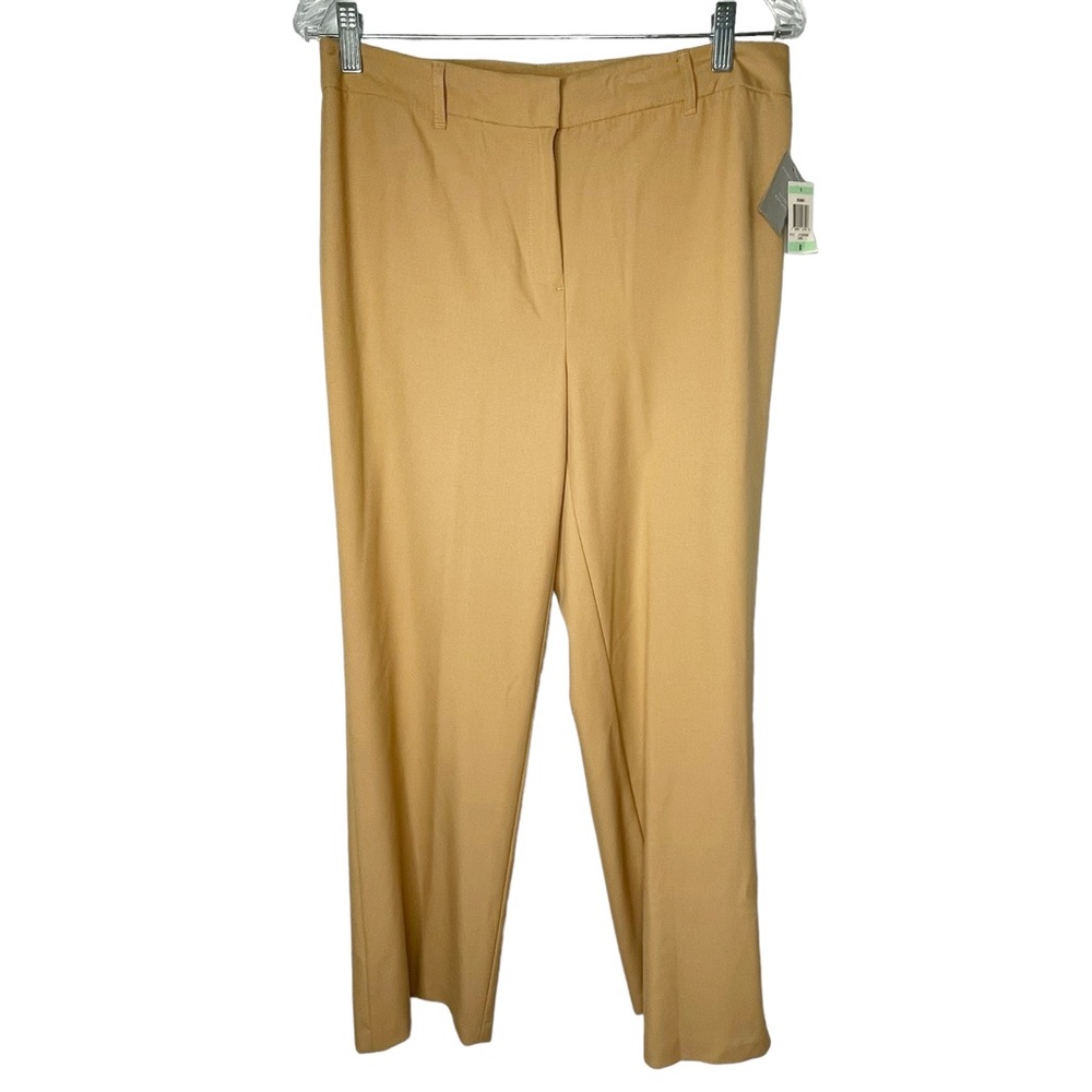 Charter Club Brown Katherine Fit Full Length Dress Pants Size 8